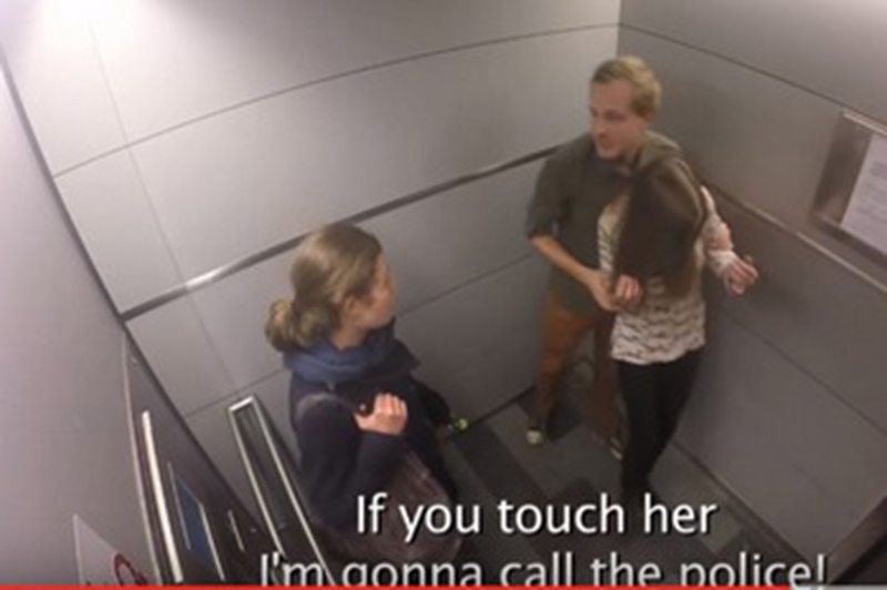 When This Girl Gets Stuck In The Elevator With A Man, Things Go Very