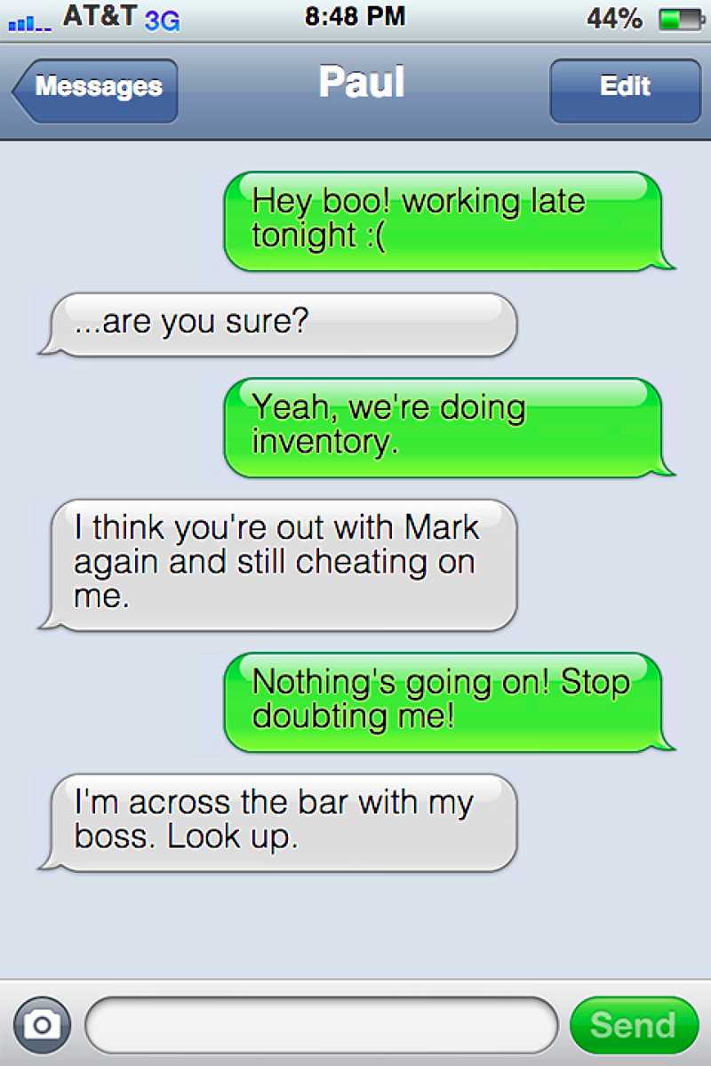 Text Messages Girls Sent By Mistake To Their Boyfriends.