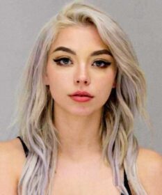 mugshot of a cute blonde girl