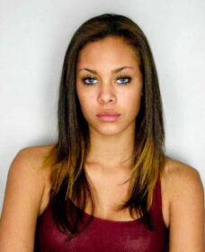 Mugshot of a pretty woman