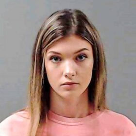 mugshot of a pretty blonde