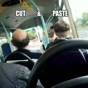 dark funny meme about being bald