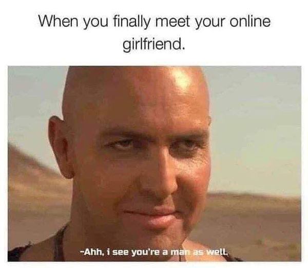 dark humor meme about online dating fails