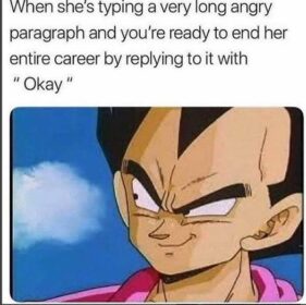 dark humor meme about funny text reply