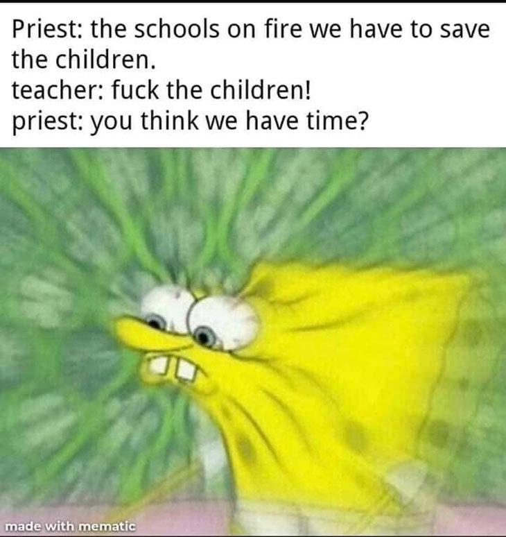 dark meme about priests